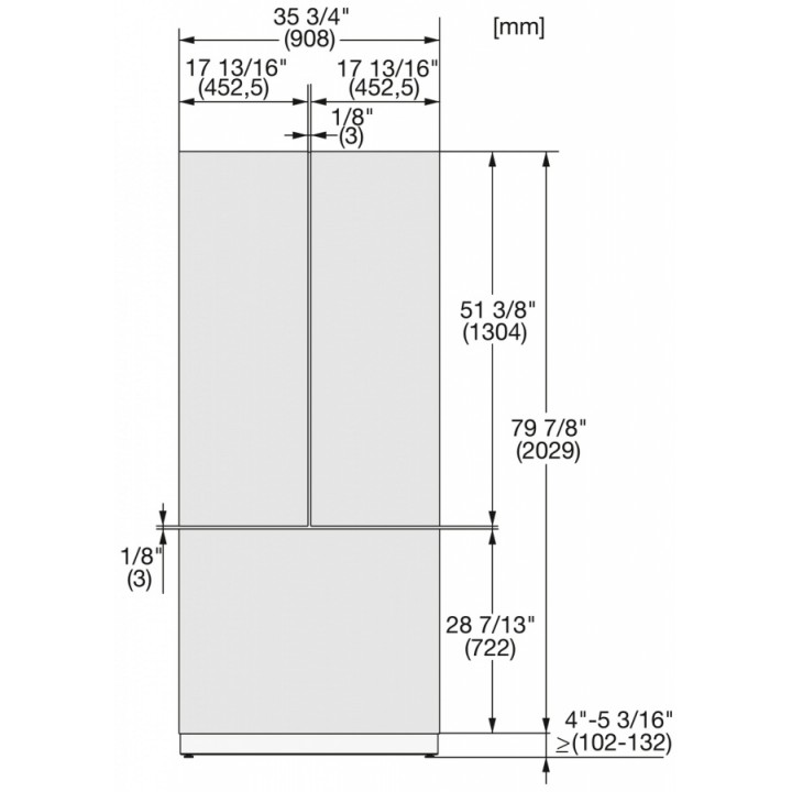 Фронтальная панель KFP 3635 ed/cs