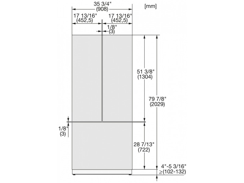 Фронтальная панель KFP 3635 ed/cs